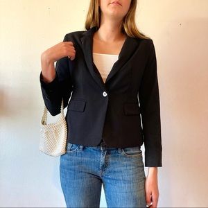 Liz Claiborne essential basic black blazer
